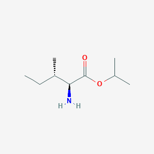 molecular formula C9H19NO2 B6613832 propan-2-yl (2S,3S)-2-amino-3-methylpentanoate CAS No. 111278-90-1