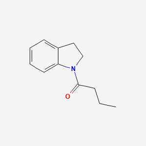 molecular formula C12H15NO B6613849 N-Butyrylindoline CAS No. 91639-92-8