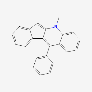 molecular formula C23H17N B6613884 5H-Indeno[2,1-b]quinoline, 5-methyl-11-phenyl- CAS No. 114282-64-3