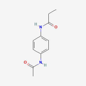 molecular formula C11H14N2O2 B6613891 N-(4-acetamidophenyl)propanamide CAS No. 7500-98-3