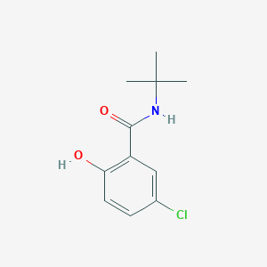 molecular formula C11H14ClNO2 B6613894 N-tert-Butyl-5-chloro-2-hydroxybenzene-1-carboximidic acid CAS No. 6626-87-5