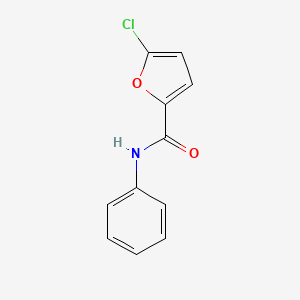molecular formula C11H8ClNO2 B6613910 5-Chloro-N-phenylfuran-2-carboxamide CAS No. 77336-99-3