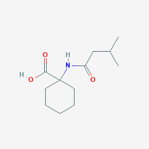 1-(3-Methylbutanamido)cyclohexane-1-carboxylic acid