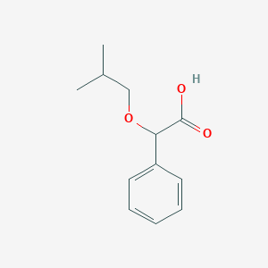 molecular formula C12H16O3 B6613945 2-(2-methylpropoxy)-2-phenylacetic acid CAS No. 1016726-15-0