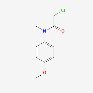 molecular formula C10H12ClNO2 B6614012 2-chloro-N-(4-methoxyphenyl)-N-methylacetamide CAS No. 63031-64-1