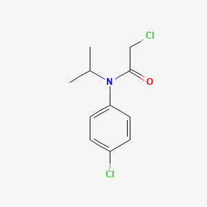 molecular formula C11H13Cl2NO B6614108 2-Chloro-N-(4-chlorophenyl)-N-(1-methylethyl)acetamide CAS No. 84012-61-3