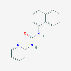 molecular formula C16H13N3O B6614110 1-Naphthalen-1-yl-3-pyridin-2-ylurea CAS No. 13256-91-2