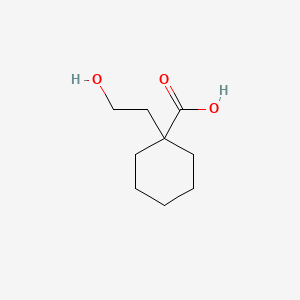 molecular formula C9H16O3 B6614117 1-(2-hydroxyethyl)cyclohexane-1-carboxylic acid CAS No. 721388-15-4
