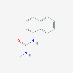 molecular formula C12H12N2O B6614158 N-甲基-N'-(1-萘基)脲 CAS No. 75038-20-9