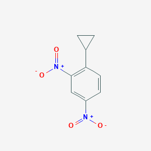 molecular formula C9H8N2O4 B6614181 1-Cyclopropyl-2,4-dinitrobenzene CAS No. 30546-30-6