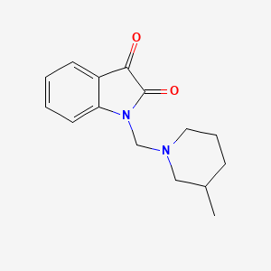 1-(3-Methyl-piperidin-1-ylmethyl)-1H-indole-2,3-dione