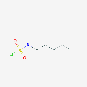 molecular formula C6H14ClNO2S B6614271 N-methyl-N-pentylsulfamoyl chloride CAS No. 1095643-67-6