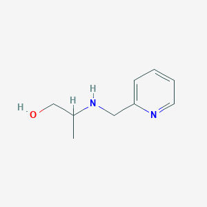 molecular formula C9H14N2O B6614314 2-{[(pyridin-2-yl)methyl]amino}propan-1-ol CAS No. 797026-88-1