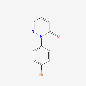molecular formula C10H7BrN2O B6614328 2-(4-bromophenyl)-2,3-dihydropyridazin-3-one CAS No. 13979-00-5
