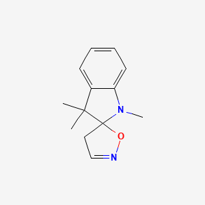 molecular formula C13H16N2O B6614355 1,3-Dihydro-1,3,3-trimethylspiro[2H-indole-2,5'(4'H)-isoxazole] CAS No. 144598-21-0