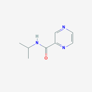 molecular formula C8H11N3O B6614366 N-(1-Methylethyl)-2-pyrazinecarboxamide CAS No. 90607-36-6