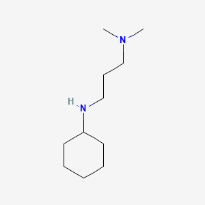 molecular formula C11H24N2 B6614369 N'-Cyclohexyl-N,N-dimethyl-1,3-propanediamine CAS No. 71326-18-6