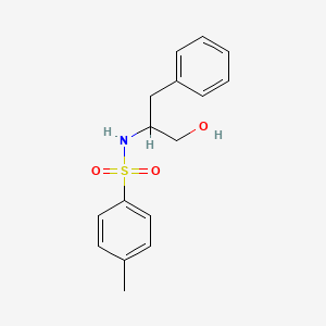 molecular formula C16H19NO3S B6614382 N-[1-(Hydroxymethyl)-2-phenylethyl]-4-methylbenzenesulfonamide CAS No. 170304-98-0