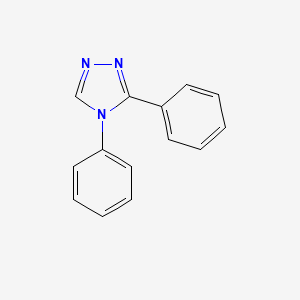 molecular formula C14H11N3 B6614407 3,4-diphenyl-4H-1,2,4-triazole CAS No. 14331-64-7