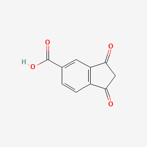 molecular formula C10H6O4 B6614420 1,3-dioxo-2,3-dihydro-1H-indene-5-carboxylic acid CAS No. 40462-10-0