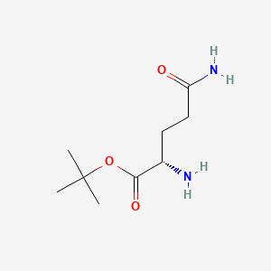 molecular formula C9H18N2O3 B6614432 tert-butyl (2S)-2-amino-4-carbamoylbutanoate CAS No. 41444-88-6