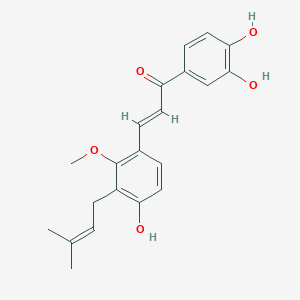 molecular formula C21H22O5 B6614447 Licoagrochalcone C CAS No. 325144-68-1