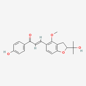 molecular formula C21H22O5 B6614452 Licoagrochalcone D CAS No. 325144-69-2