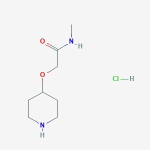 N-methyl-2-(piperidin-4-yloxy)acetamide hydrochloride
