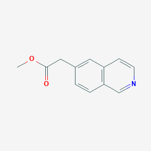 molecular formula C12H11NO2 B6614524 methyl 2-(isoquinolin-6-yl)acetate CAS No. 1260758-99-3
