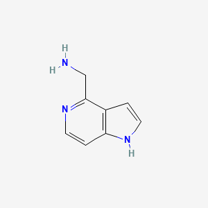 molecular formula C8H9N3 B6614591 {1H-pyrrolo[3,2-c]pyridin-4-yl}methanamine CAS No. 1159830-48-4