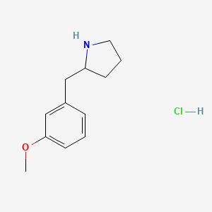 2-[(3-methoxyphenyl)methyl]pyrrolidine hydrochloride
