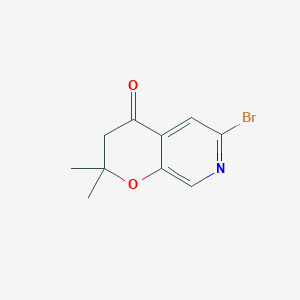 6-bromo-2,2-dimethyl-2H,3H,4H-pyrano[2,3-c]pyridin-4-one