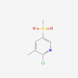 2-chloro-5-methanesulfonyl-3-methylpyridine