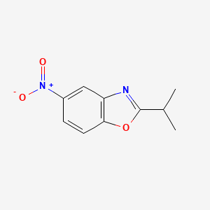 molecular formula C10H10N2O3 B6614673 5-nitro-2-(propan-2-yl)-1,3-benzoxazole CAS No. 1707574-34-2