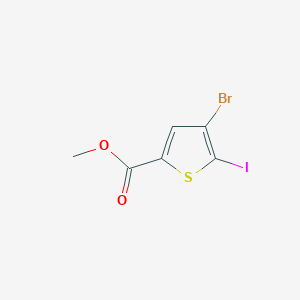 molecular formula C6H4BrIO2S B6614687 methyl 4-bromo-5-iodothiophene-2-carboxylate CAS No. 1047635-94-8