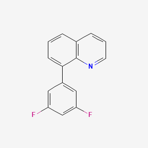 molecular formula C15H9F2N B6614737 8-(3,5-Difluorophenyl)quinoline CAS No. 849416-80-4