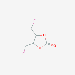 molecular formula C5H6F2O3 B6614769 4,5-bis(fluoromethyl)-1,3-dioxolan-2-one CAS No. 1202569-36-5