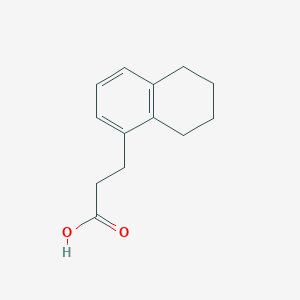 molecular formula C13H16O2 B6614775 3-(5,6,7,8-tetrahydronaphthalen-1-yl)propanoic acid CAS No. 13052-96-5