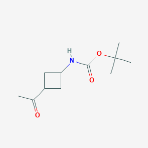 tert-butyl N-(3-acetylcyclobutyl)carbamate