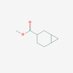 molecular formula C9H14O2 B6614836 methyl bicyclo[4.1.0]heptane-3-carboxylate CAS No. 54376-68-0
