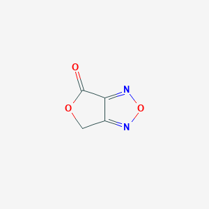 molecular formula C4H2N2O3 B6614858 4H,6H-furo[3,4-c][1,2,5]oxadiazol-4-one CAS No. 73314-58-6