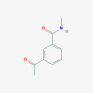 molecular formula C10H11NO2 B6614877 3-acetyl-N-methylbenzamide CAS No. 1175301-11-7