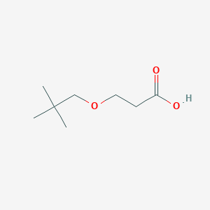 molecular formula C8H16O3 B6614894 3-(2,2-dimethylpropoxy)propanoic acid CAS No. 1510566-59-2