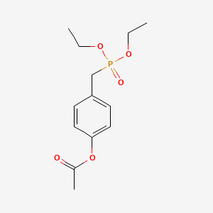 molecular formula C13H19O5P B6614912 4-((Diethoxyphosphoryl)methyl)phenyl acetate CAS No. 1198227-74-5