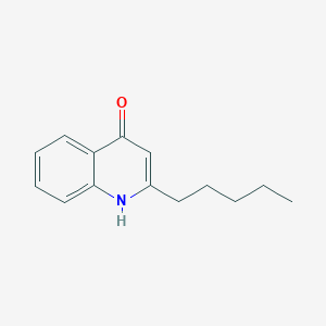 molecular formula C14H17NO B6614925 2-戊基-1H-喹啉-4-酮 CAS No. 62869-70-9