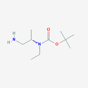 molecular formula C10H22N2O2 B6614946 tert-butyl N-[(2S)-1-aminopropan-2-yl]-N-ethylcarbamate CAS No. 1807933-85-2