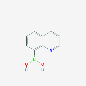 molecular formula C10H10BNO2 B6614959 (4-methylquinolin-8-yl)boronic acid CAS No. 1154741-22-6