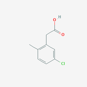 molecular formula C9H9ClO2 B6614973 2-(5-chloro-2-methylphenyl)acetic acid CAS No. 1000565-98-9