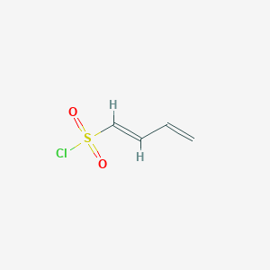 molecular formula C4H5ClO2S B6614993 丁-1,3-二烯-1-磺酰氯 CAS No. 176697-78-2