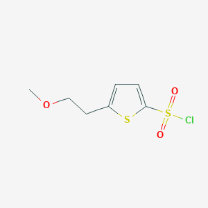 5-(2-methoxyethyl)thiophene-2-sulfonyl chloride